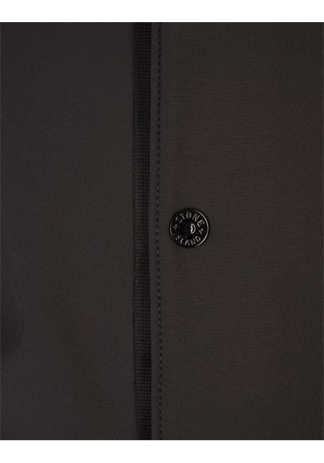 Giacca Con Cappuccio Antracite In LIGHT SOFT SHELL-R_e.dye® TECHNOLOGY, RECYCLED POLYESTER STONE ISLAND | K1S154100090-S0A22V0065